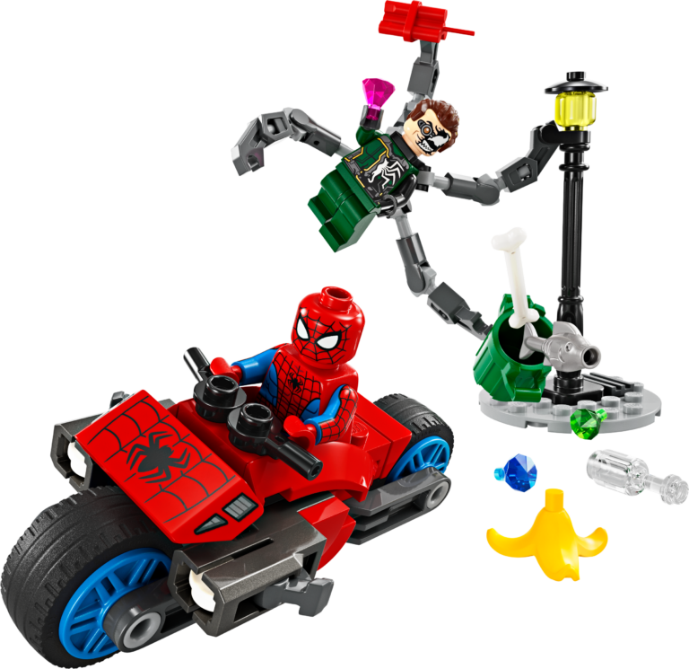 Motorrad-Verfolgungsjagd: Spider-Man vs. Doc Ock