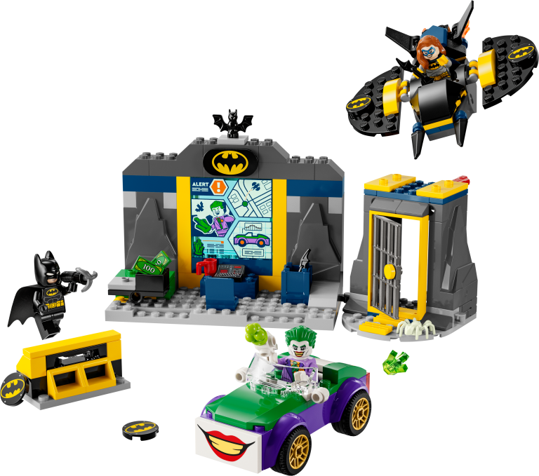 Bathöhle mit Batman™, Batgirl™ und Joker™