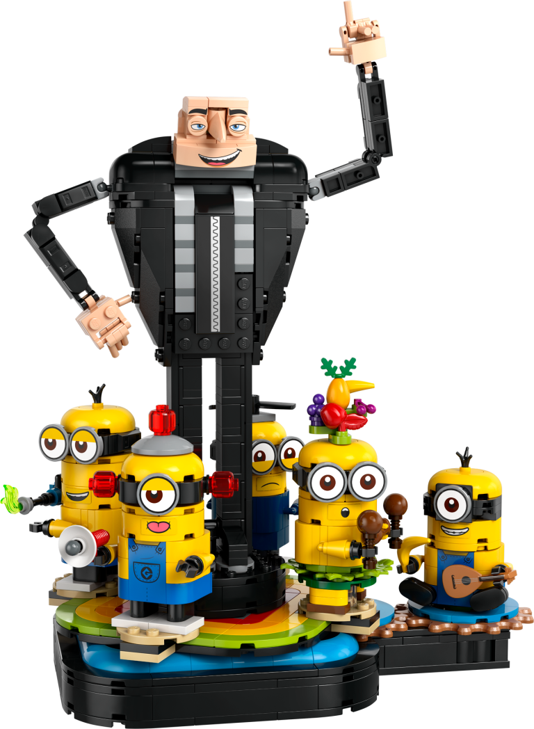 Gru und die Minions aus LEGO® Steinen