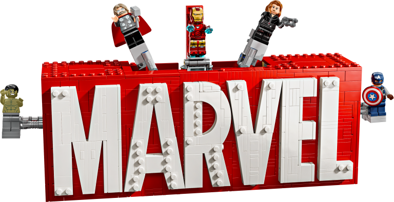 MARVEL Logo & Minifiguren